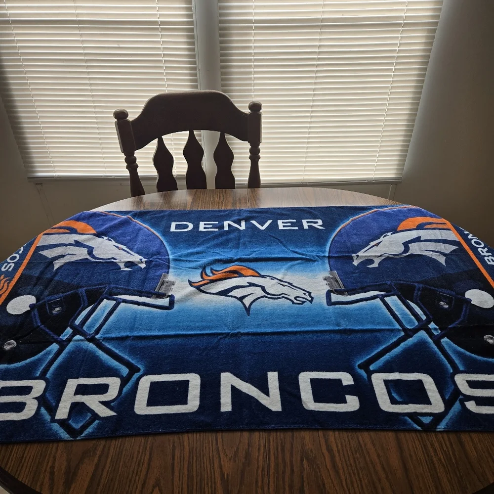 Denver Broncos Beach Towel